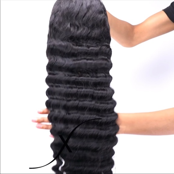 NEW Brazilian Deep Wave Front Lace Wig 10” - Picture 6 of 10